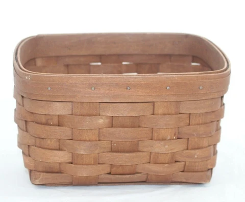 Longaberger Recipe Basket No Lid Rich Brown Color 2008 Cover
