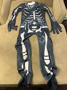 Mens Zentai Skeleton Cosplay Spandex Skinsuit Bodysuit Jumpsuit S/M - Picture 1 of 1