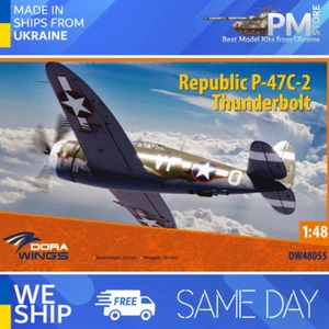 Dora Wings 48055 1/48 Republic P-47C-2 Thunderbolt Plástico Modelo Kit - Imagen 1 de 11