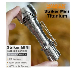 Mini linterna Mankerlight Titanium AA 14500 EDC antorcha - Imagen 1 de 57