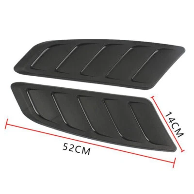 2PCS Hood Air Intake Vent Grille Cover Bonnet Hood Vent  Panel Trim Scoop Covers - Image 1 of 4