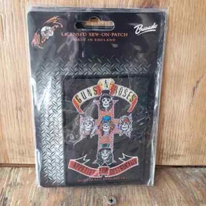 COLLECTORS-ITEM GunsNRoses Aufnäher mit Apetite For Destruction Logo - Picture 1 of 1
