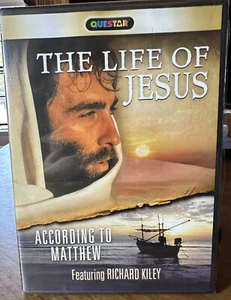 The Life of Jesus According to Matthew DVD Featuring Richard Kiley New Sealed - Picture 1 of 3