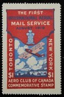 Canada #CLP3, Scarce 1919 Aero Club Of Canada, Full Original Gum, VF, MH