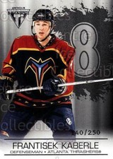 2003-04 Titanium Retail Jersey Number Parallels #4 Frantisek Kaberle