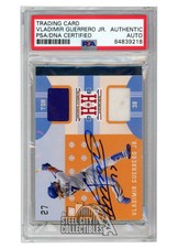 Vladimir Guerrero Jr 2019 Panini Hometown Heroes Auto RC Card #HHM-VG PSA/DNA