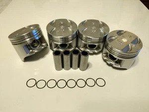 NIPPON RACING PM3 D15B D15B7 FULL FLOATING PISTONS AND NPR RINGS 76MM - Picture 1 of 2