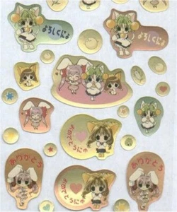 Di Gi Charat Foil Sticker Sheet (B) - Picture 1 of 3