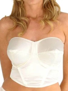Silhouette Sirena Perla Marfil Con Aros Sin Tirantes Bustier 30F Multiway Longline - Imagen 1 de 1