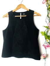 Dotti Black Women’s Sleeveless Top Size Medium