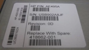 HP AE495A 418662-001 4/64 4Gb Base SAN Switch 32-Ports Active RACKMOUNT - Picture 1 of 3