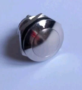 Metal Button Switch Momentary Push - On Heavy Duty 20A 12V Fit 19mm Round Hole - Picture 1 of 3