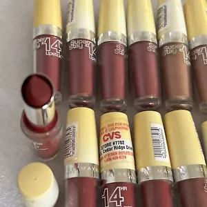 16 MAYBELLINE SUPER STAY 14HR LIPSTICK MIX COLORS 0.12oz - Picture 1 of 2
