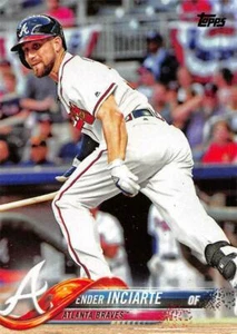 2018 Topps Series 1 # 282 Ender Inciarte - Atlanta Braves MLB Baseball Card - Picture 1 of 1