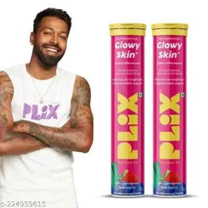 PLIX-THE PLANT FIX Glutathione Skin Glow 60 Effervescent Tablets 500mg-Pack Of 5 - Picture 1 of 6