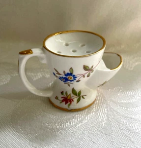 Miniature Shaving Scuttle Mug by Hammersley England Fine Bone Porcelain EXCEL - Picture 1 of 7