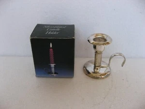 PREGEVOLE PORTACANDELA RETRO VINTAGE SILVER PLATED ANNI '80 NATALE - Picture 1 of 1