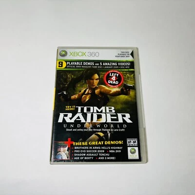 Offical Xbox Magazine OXM Demo Disc #92(Xbox 360) January 2009 Tomb Raider - Image 1 of 3