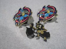 Pokemon Official Collectible Pins -- 2 Lucario and 1 Kleavor