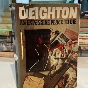 AN EXPENSIVE PLACE TO DIE by Len Deighton 1967 Jonathan Cape - Picture 1 of 2