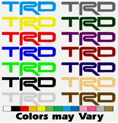 6" TRD Toyota PLUS Decal (Buy 1 GET 3 FREE) Decal Vinyl Sticker JDM window Truck - Image 1 of 3