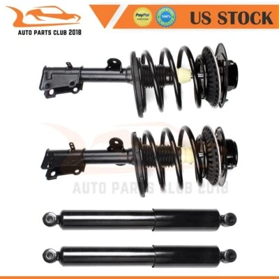 For Chrysler Town & Country 01-07 Complete Strut Springs x2 & Mount & Shocks x2 Foto 1 de 4