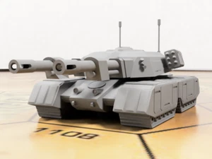 Tanque Mammoth C&C GDI | Exclusivo para Hágalo Usted Mismo | Miniatura impresa en 3D para Battletech - Imagen 1 de 4