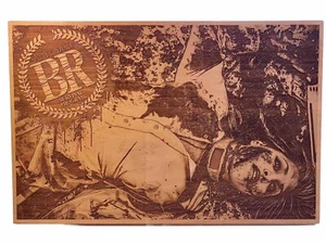 Vintage Video Gamer Battle Royale Survival Program Space Wolf Art Limited  10/50 - Bild 1 von 13