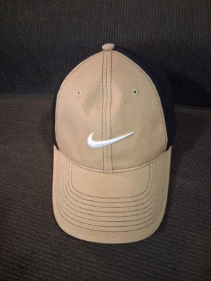 Nike Golf Men's Tan Black Ball Cap Hat One Size S/M Embroidered Logo - Image 1 of 4