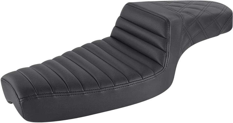 Saddlemen Step-Up Tuck-n-Roll/Lattice Stitch Black Seat (879-03-176) Foto 1 de 1