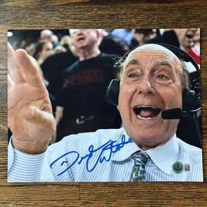 LEGEND Dick Vitale Autographed Signed NCAA ESPN Announcer 8x10 Photo Beckett BAS - Picture 1 of 2