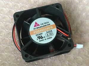 Y.S.TECH FD246025EB 6025 24V 0.21A DC power inverter fan replace - Afbeelding 1 van 3