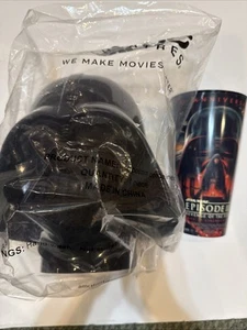 Darth Vader Palomitas Cubo AMC Star Wars Y Taza Lote Venganza de los Sith ¡Nuevo! - Imagen 1 de 4