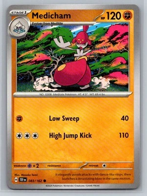 Medicham #083/162 SV05: Temporal Forces Common - Pokemon Cards AA4 - Image 1 of 2