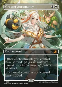 Greater Auramancy - Anime Borderless X1 (Wilds of Eldraine: Enchanting Tales (20 - Picture 1 of 1