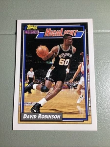 1991-92 Topps Basketball Highlight David Robinson Spurs #4 - Picture 1 of 2