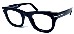 Marco de gafas TOM FORD TF5872-B ECQ Italia negro pulido 48-25-140 - Imagen 1 de 11