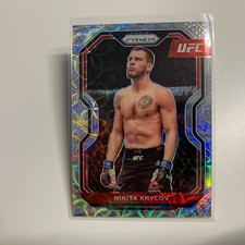 Nikita Krylov 2021 Panini Prizm UFC Premium Box Set Scope Prizm Card 54/99 #49