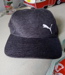 Puma Baseball Hat - Jersey Cap - Heather Dark Grey - Moisture-Wicking - Picture 1 of 8