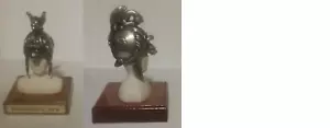 Miniature 17th Century French Warrior Helmet by Martespa of Toledo Spain Silver - Picture 1 of 2