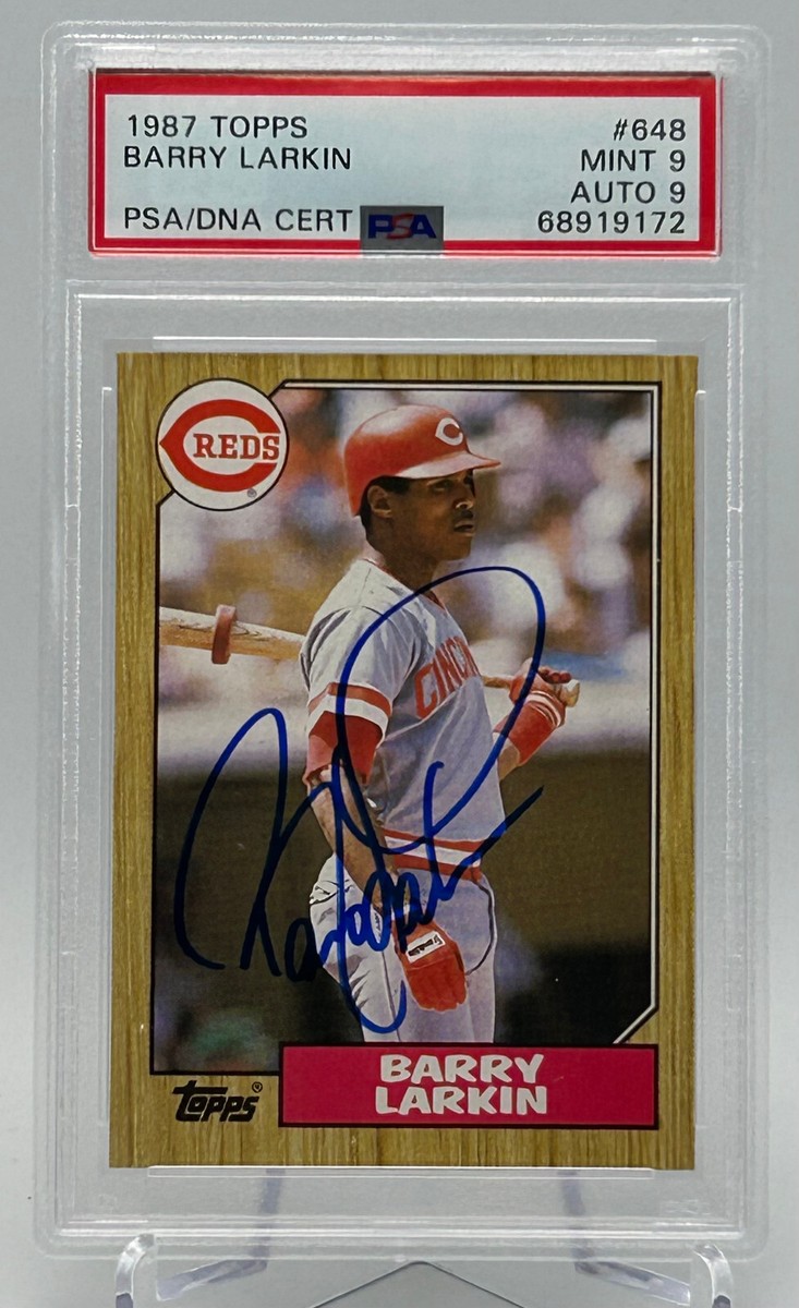 Barry Larkin Autograph for sale | eBay