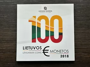 Litauen 2018 Euro KMS Kurzmünzensatz RAR - Bild 1 von 4