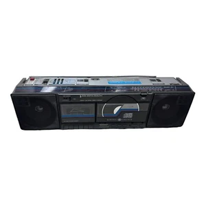 Radio/Casete Boombox De Colección General Electric GE AM/FM - Sin Probar - Imagen 1 de 6