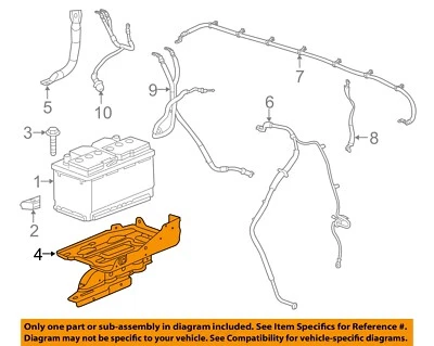 GM OEM 15-16 Sierra 2500 HD Electrical Battery-Battery Tray 23327399 - Image 1 of 2