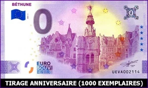 UEVA / BETHUNE / BILLET 0 € / NULL EURO-SCHEIN 2021-1* - Picture 1 of 1