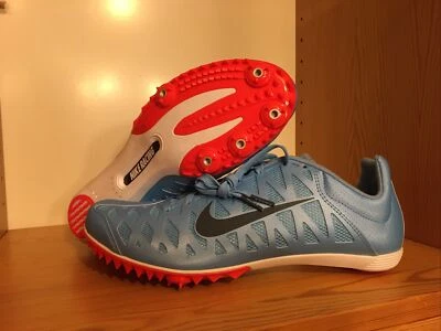 Nike Zoom Maxcat 4 Hombres 9 Mujeres 10.5 Zapatos de Pista Picos Fútbol Zorro Azul Foto 1 de 4