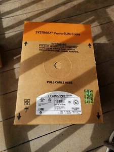 (2) Boxes Commscope Systimax ( RED) powerSum Cat5e Non-Plenum 1000 ’ 📦📦 - Picture 1 of 2