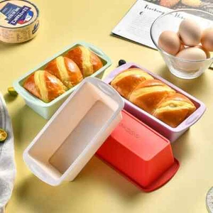 Rectangular Silicone Mold for Cake Toast Bread Candy Baking Pan DIY 1pc - Picture 1 of 11