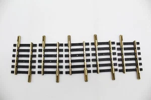 FLEISCHMANN - HO - 1700/5 - 5 RAILS DROIT DE 40MM - LAITON - ANCIEN - - Picture 1 of 2
