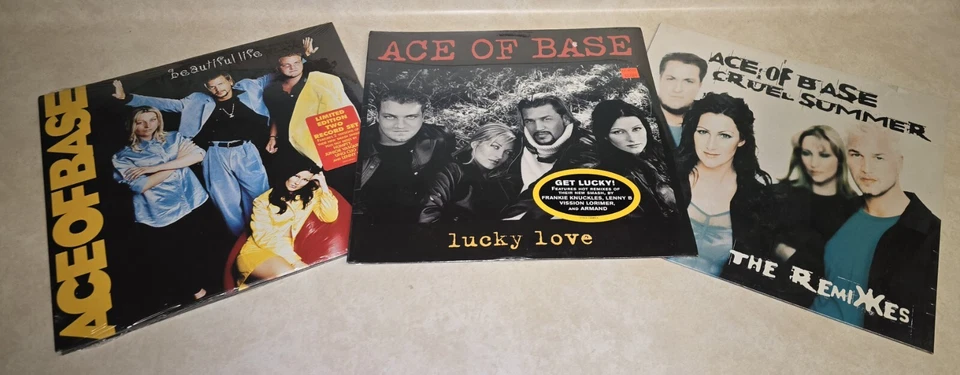 ACE OF BASE  Beautiful Life 2x Set / Lucky Love / Cruel Summer The Remixes VINYL - Image 1 of 4